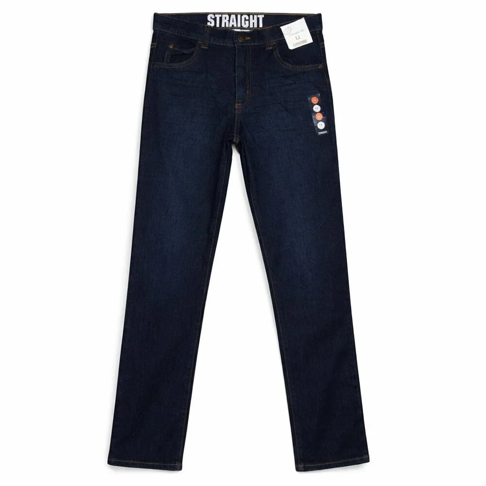 NWT GYMBOREE Straight Fit Dark Wash Jeans Size 12
